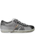 Sneakers homme en toile vintage grise, modèle 10025 247.