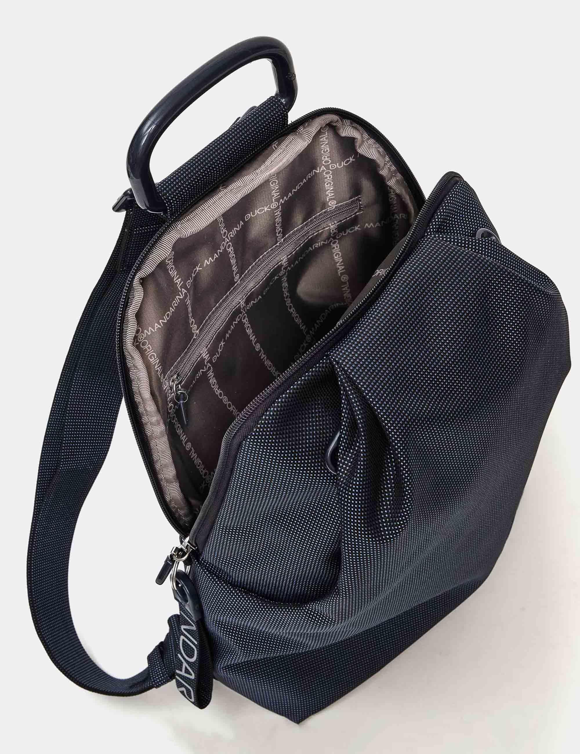 Zaini MD 20 tasche laterali in blu P10QMT39 A46 Mandarina Duck 