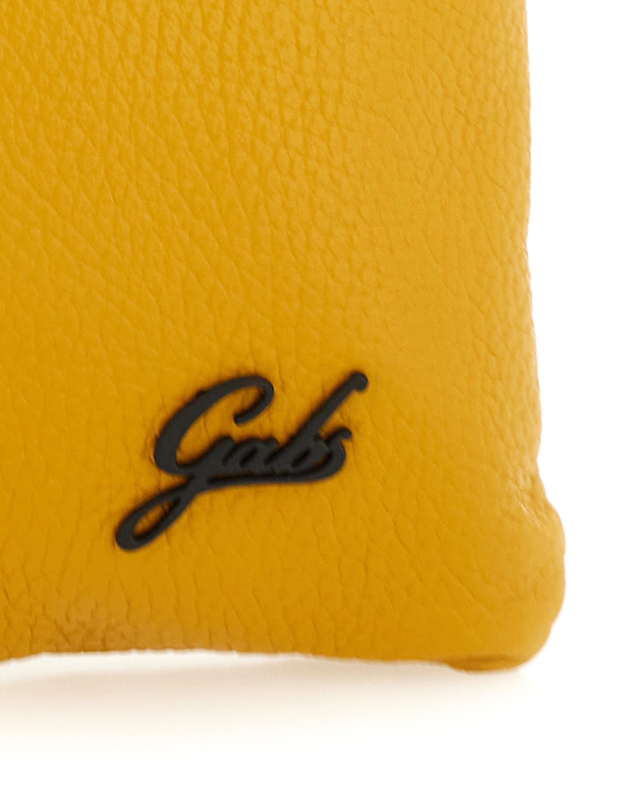 Borse donna pochette Beyonce in pelle martellata senape G000040T2 X2428 C5045 Gabs 