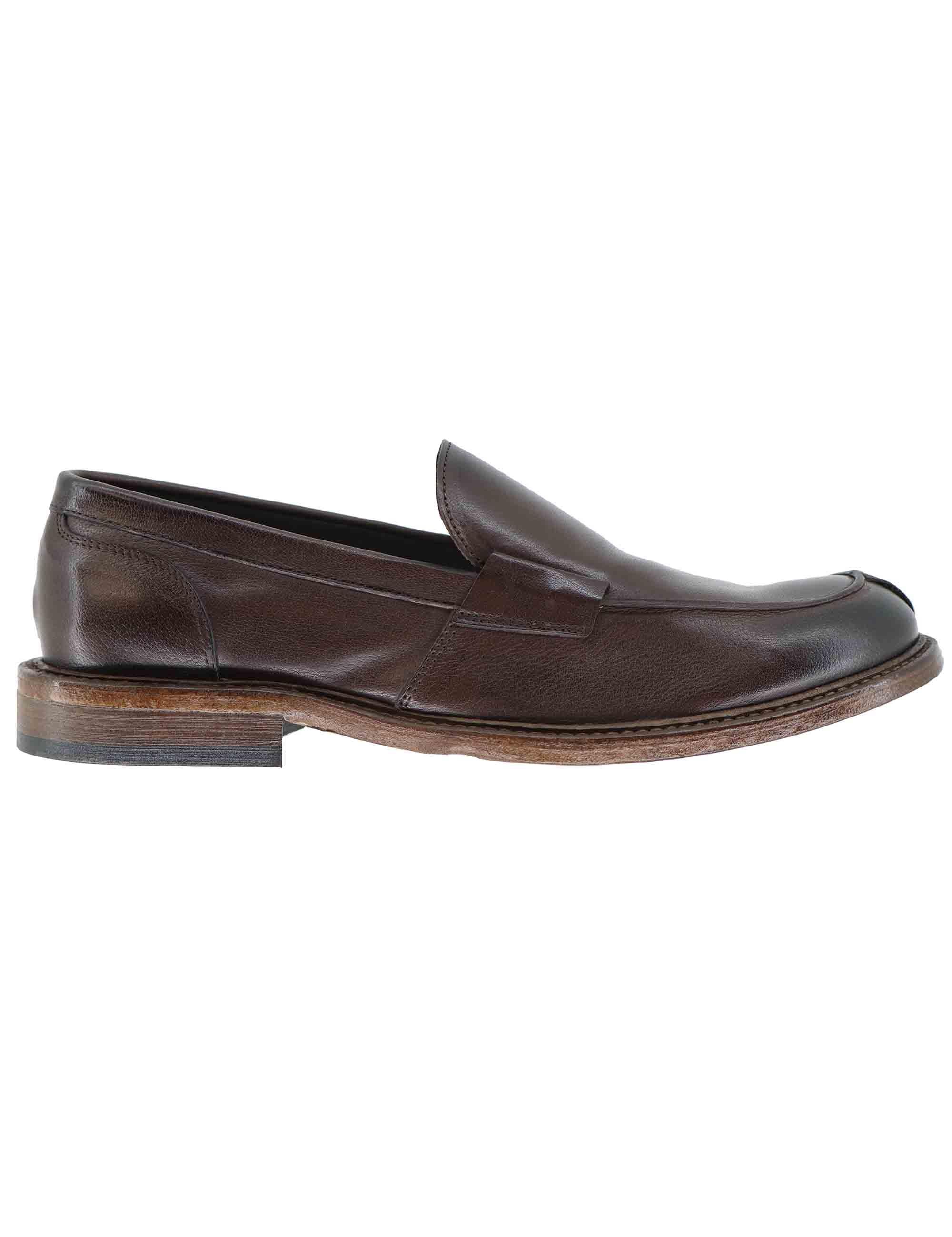 Mocassini uomo in pelle marrone SP6561 014 Spatarella 