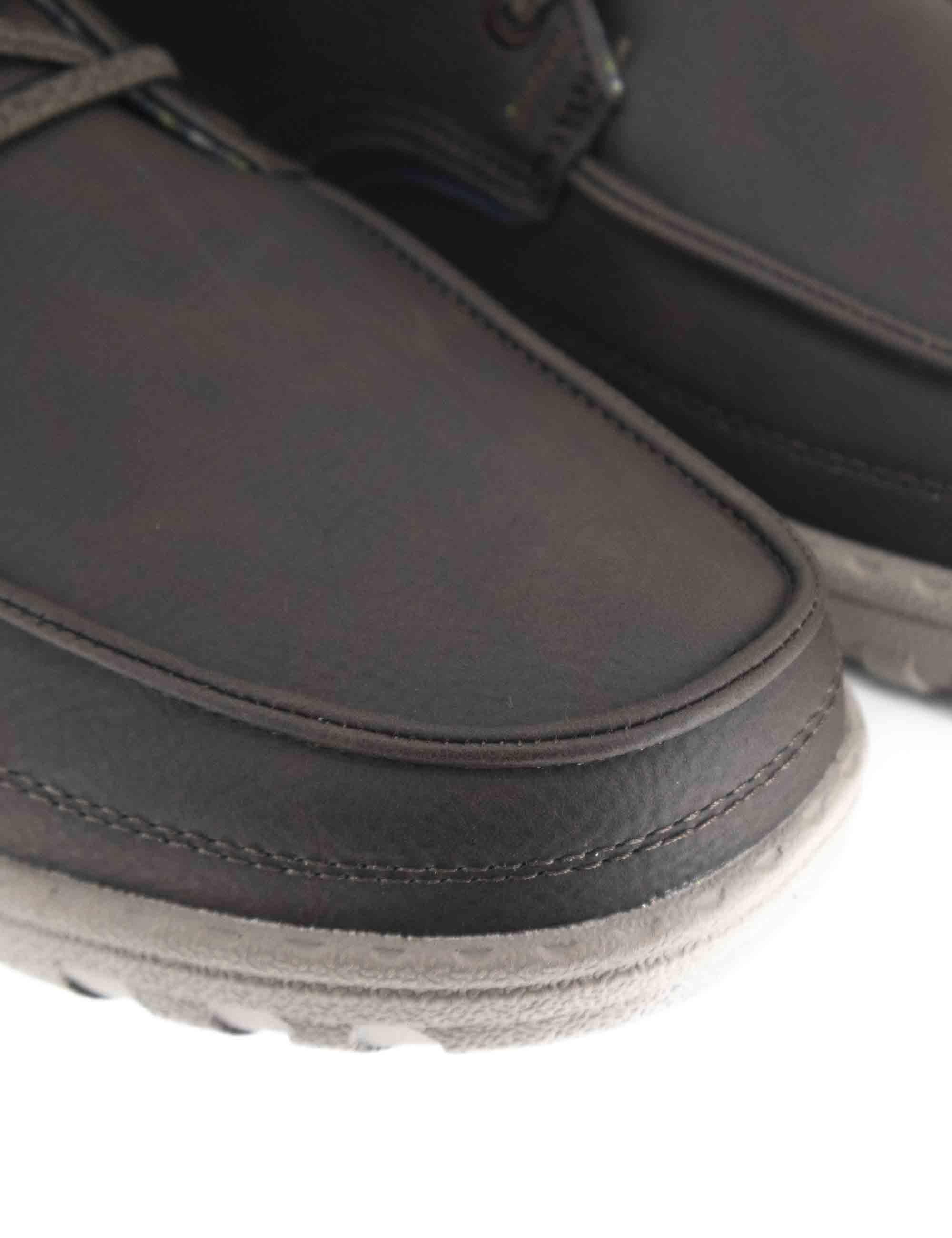 Stivaletti uomo Samoa Mid in pelle marrone con lacci elastici JM52110A 030 Jeep 