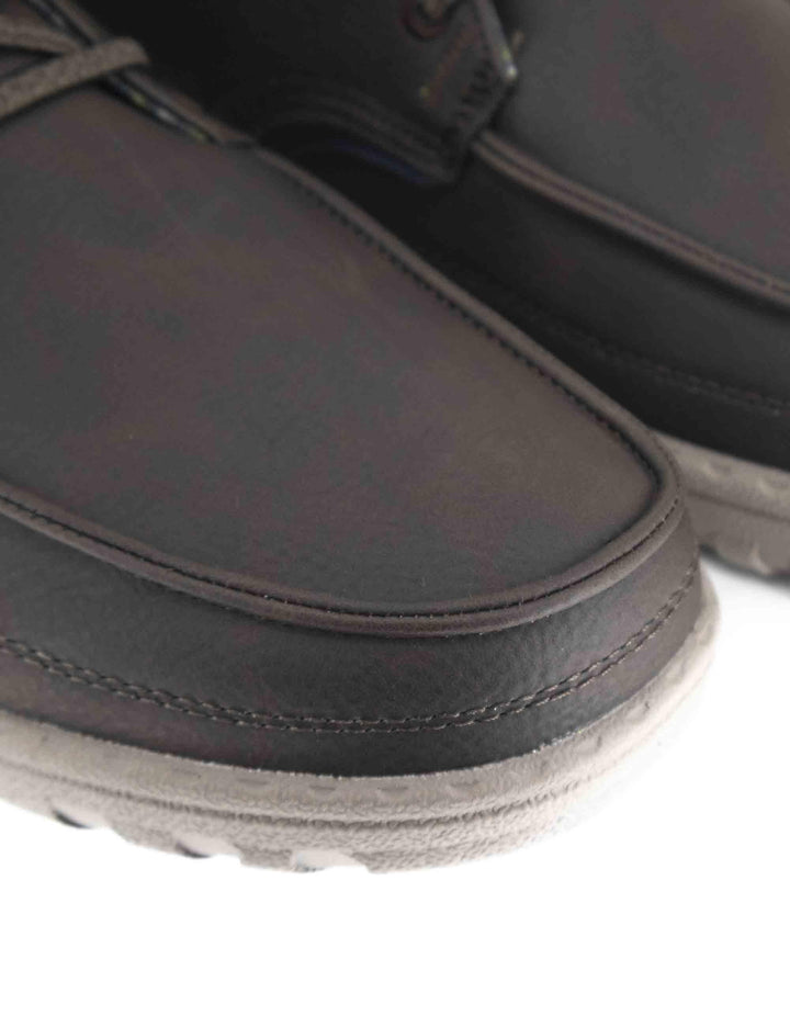 Stivaletti uomo Samoa Mid in pelle marrone con lacci elastici JM52110A 030 Jeep 