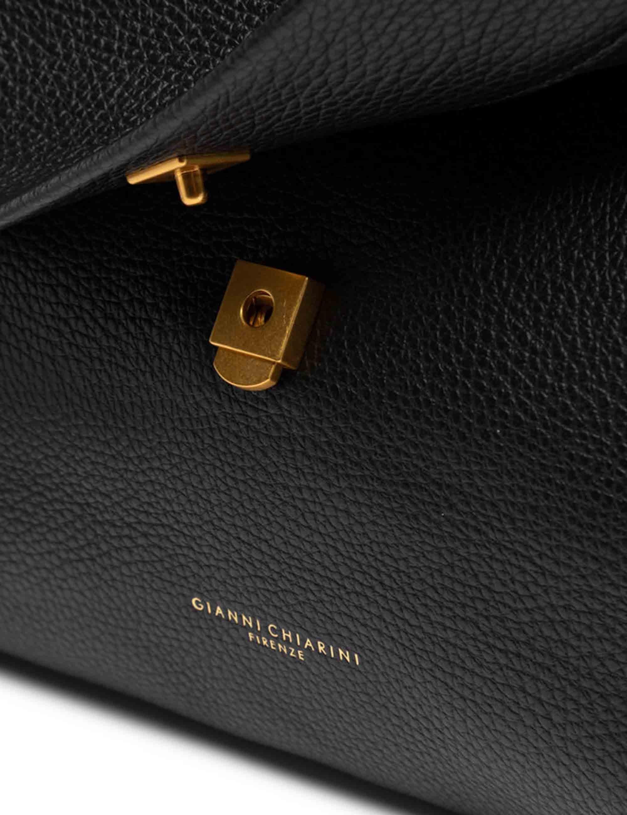 Borse donna Ottavia in pelle nera con manico e tracolla BS11376 001 GRN Gianni Chiarini 