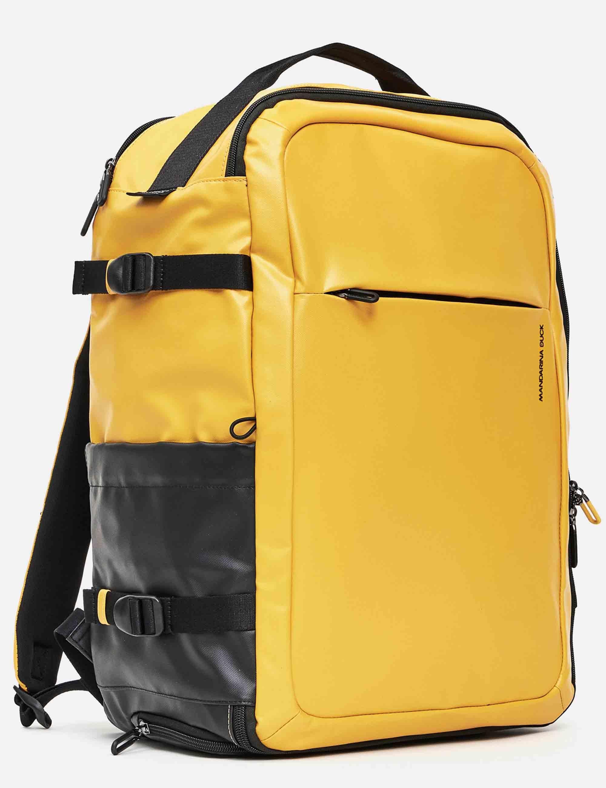 Zaini grandi Eco Coated da viaggio in giallo 50×35×20 cm P10OST09 05J Mandarina Duck 