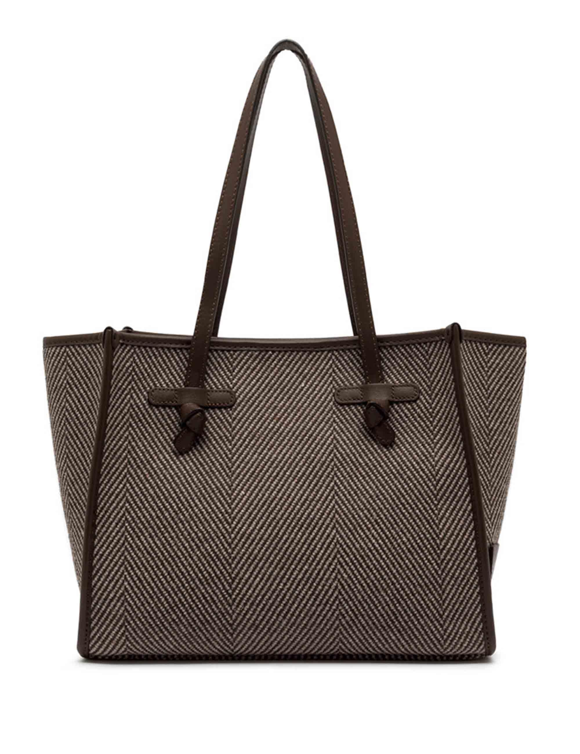 Borse Marcella in tessuto lana fango Donna BS6849 COMM SPIGA