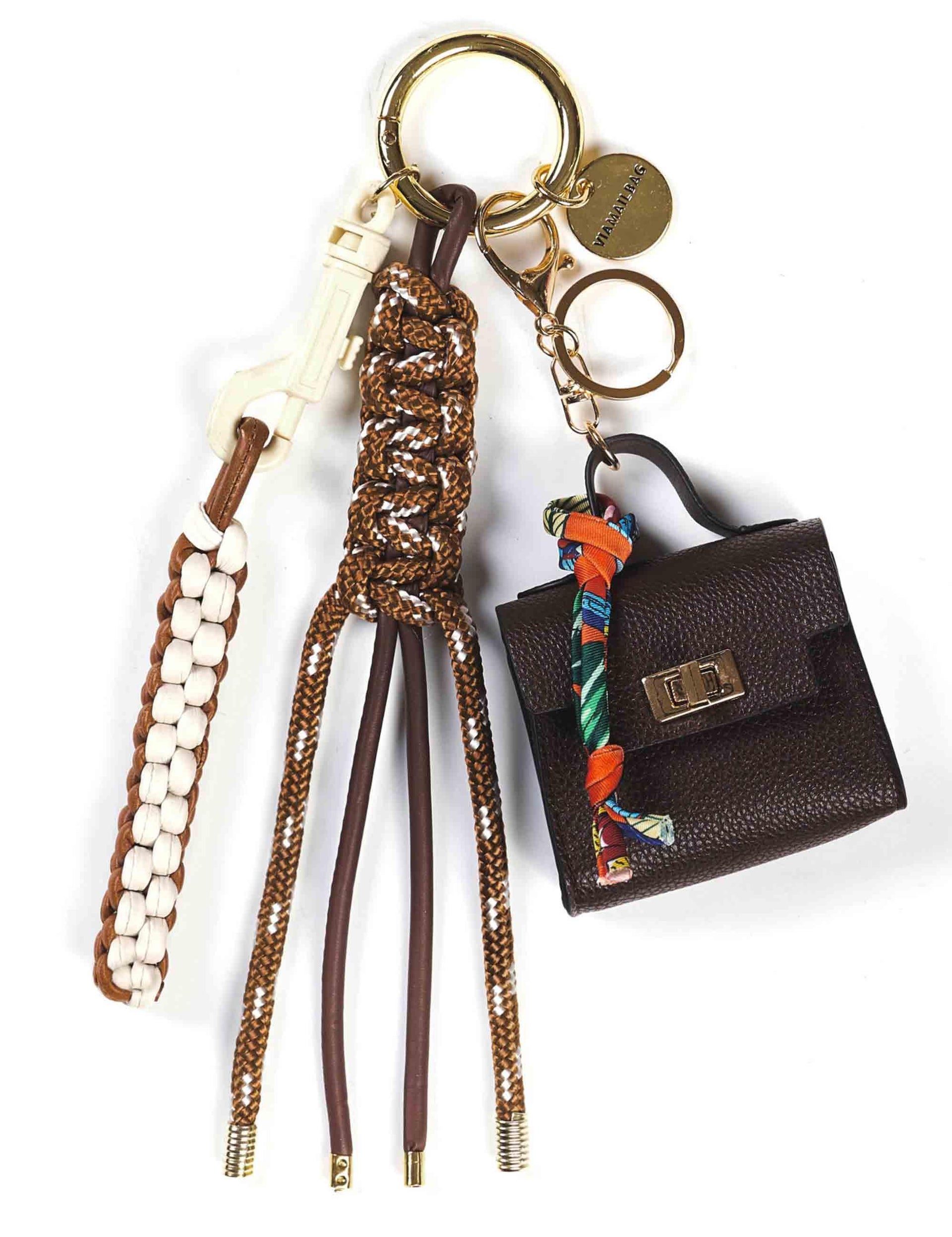 Charms per borse in finitura oro con decori BAG CHARM01 A01 Via Mail Bag 