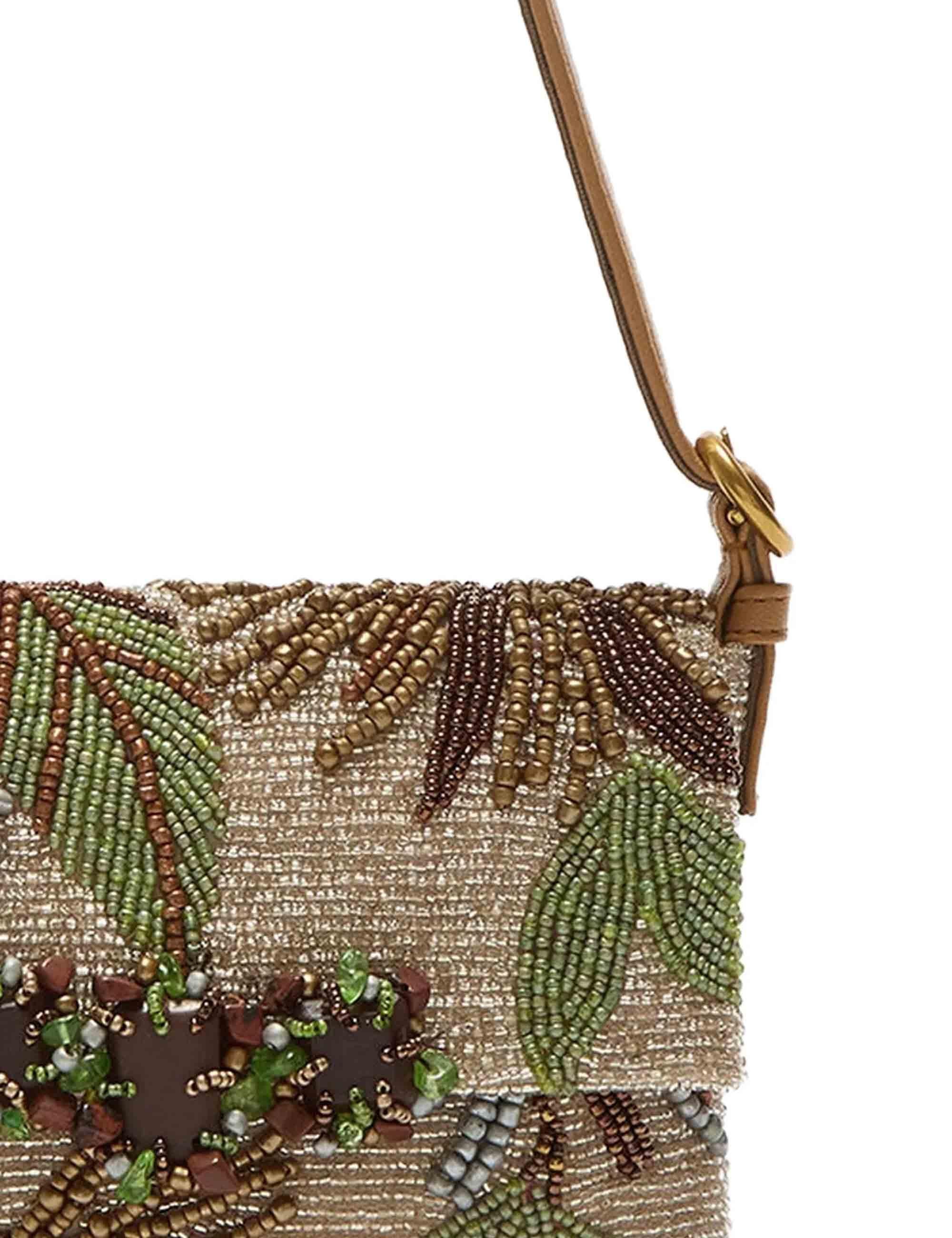 Borse donna Silven Garden in perline beige con tracolla BF000591258 B1138 Maliparmi 