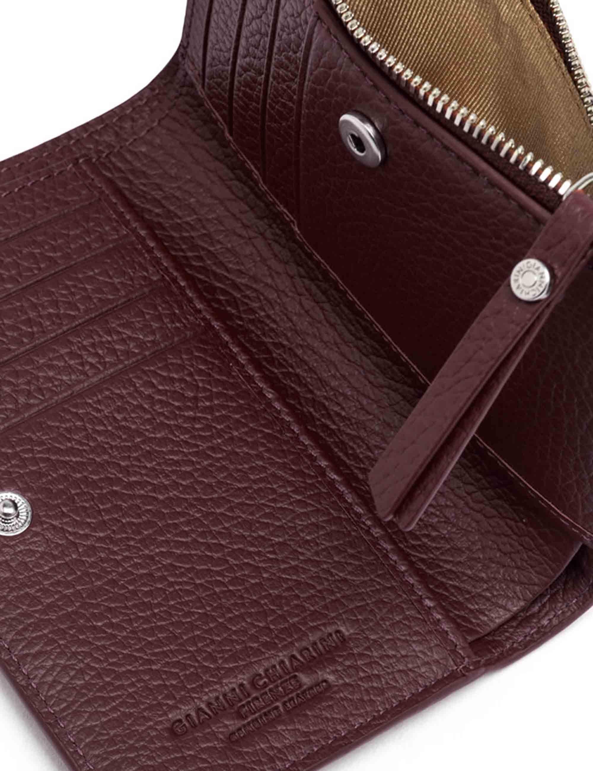 Portafogli donna Wallets Dollaro in pelle bordeaux PF6003 14050 GRN Gianni Chiarini 