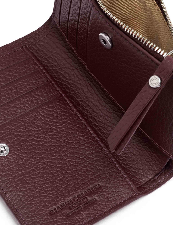 Portafogli donna Wallets Dollaro in pelle bordeaux PF6003 14050 GRN Gianni Chiarini 