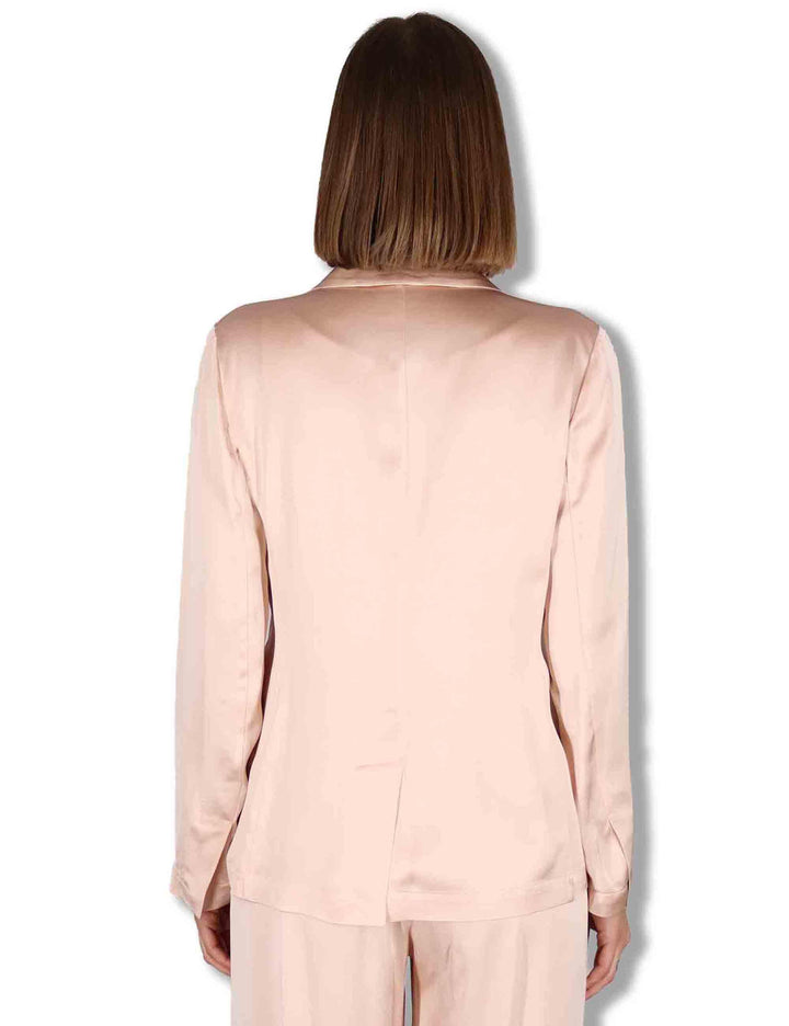 Giacche donna Shiny in cady rosa monopetto JD648250631 32001 Maliparmi 