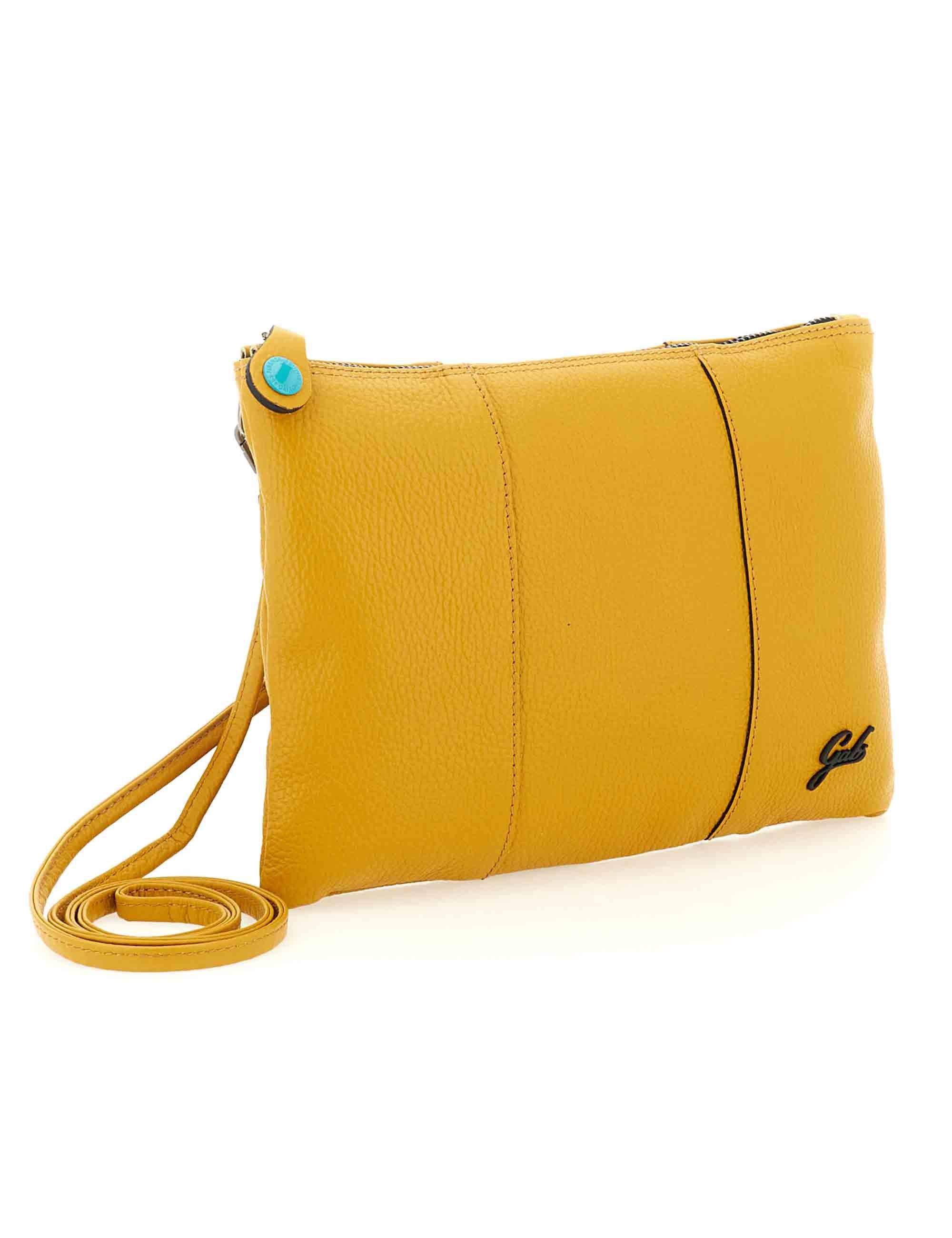 Borse donna pochette Beyonce in pelle martellata senape G000040T2 X2428 C5045 Gabs 