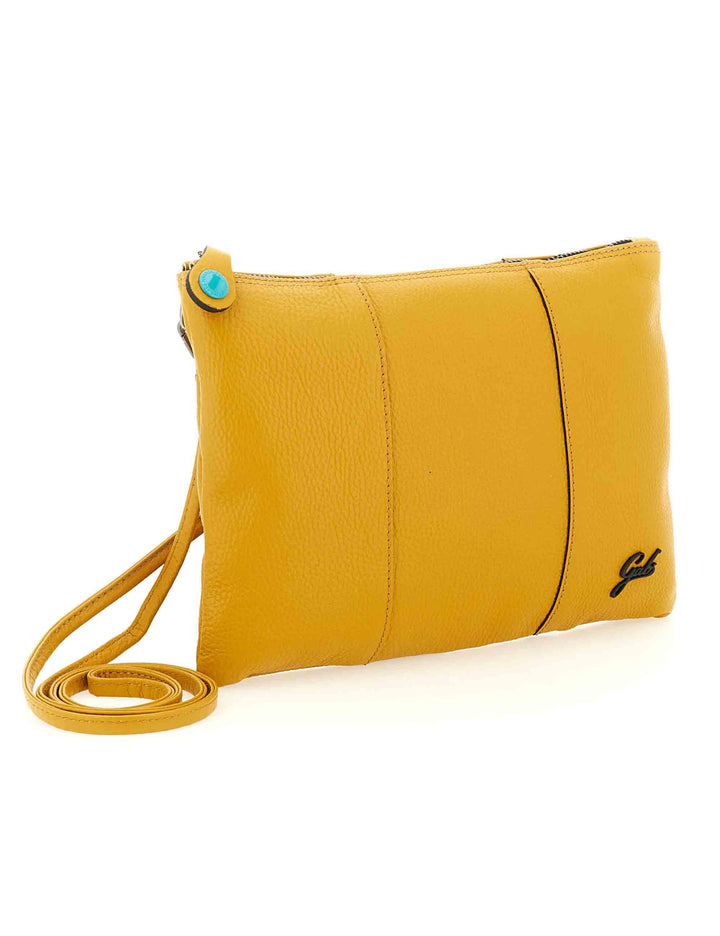 Borse donna pochette Beyonce in pelle martellata senape G000040T2 X2428 C5045 Gabs 