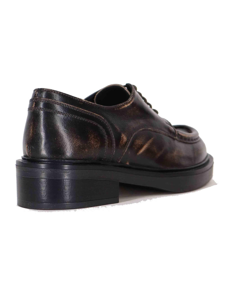 Stringate donna in pelle vintage marrone SPA7500 014 Spatarella 