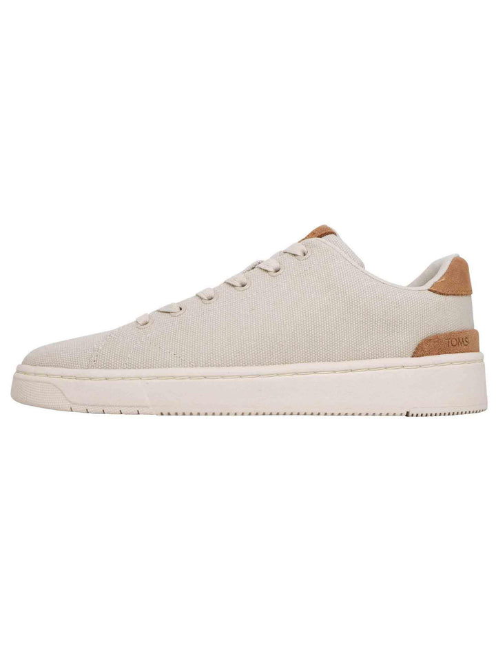 Sneakers uomo in tessuto beige 10020845 101 Toms 