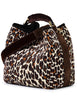 Animal print chenille bucket bags Donna CORAL I01
