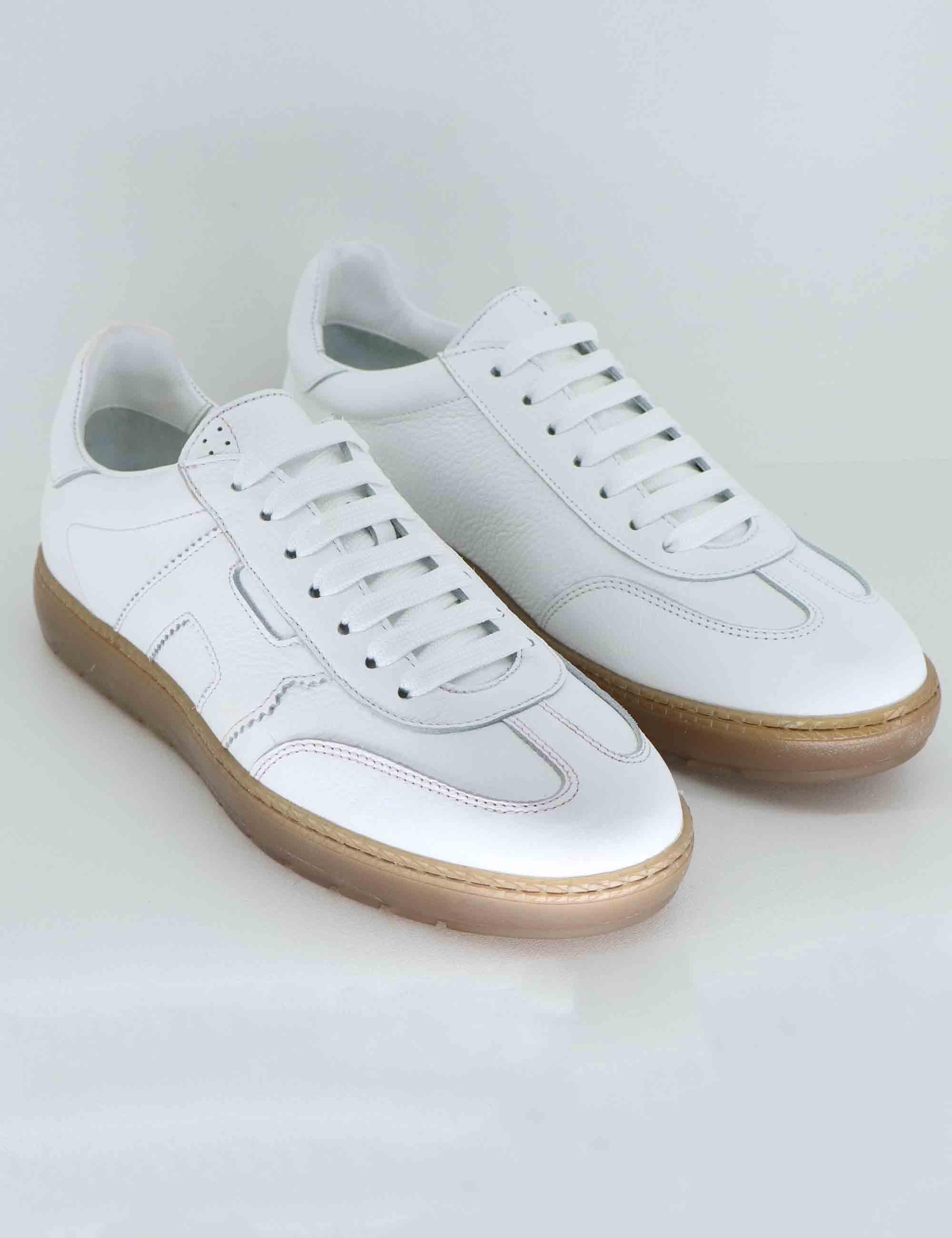 Sneakers uomo in pelle bianca PELOTA 1 003 Rogal's 