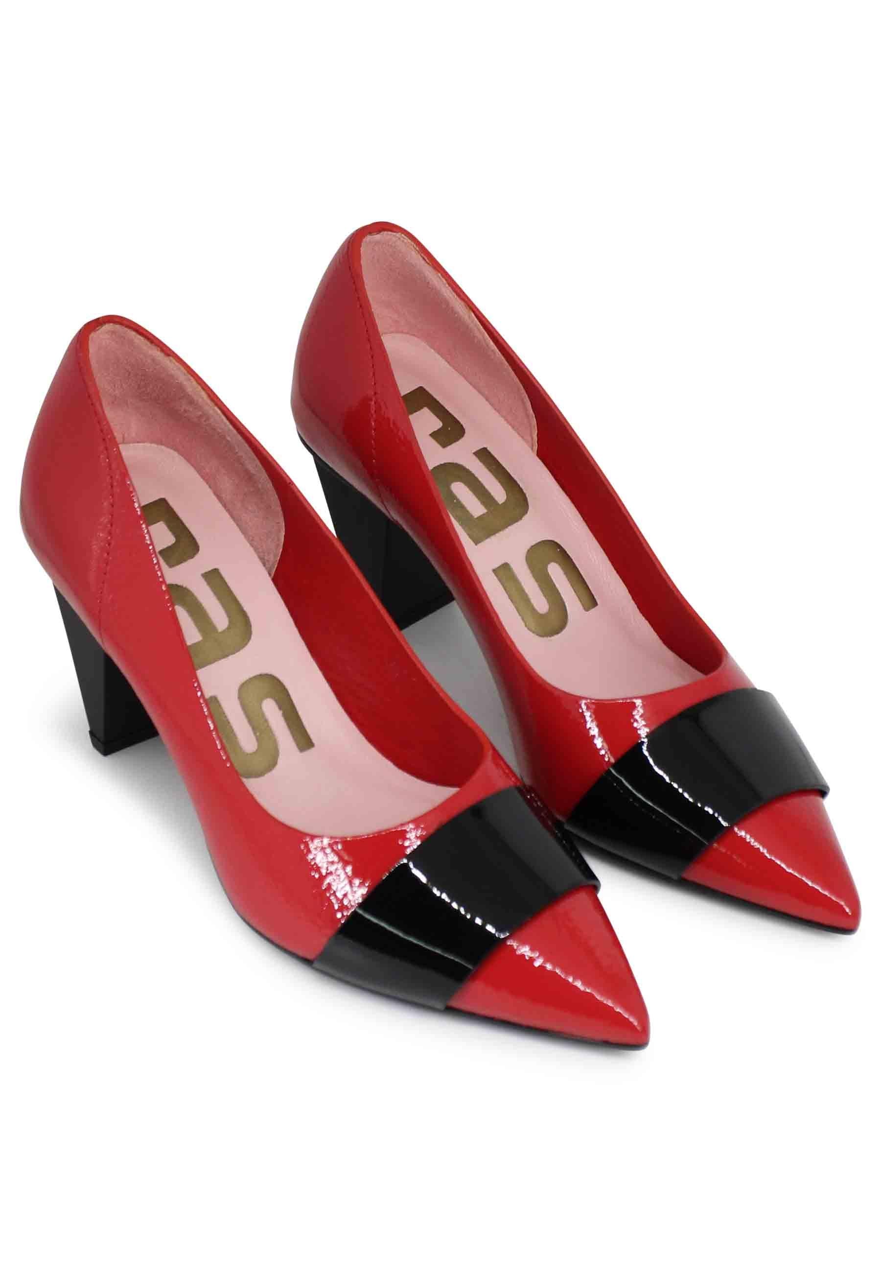 Decollete Donna Ras 7372 017 - Vernice Rossa