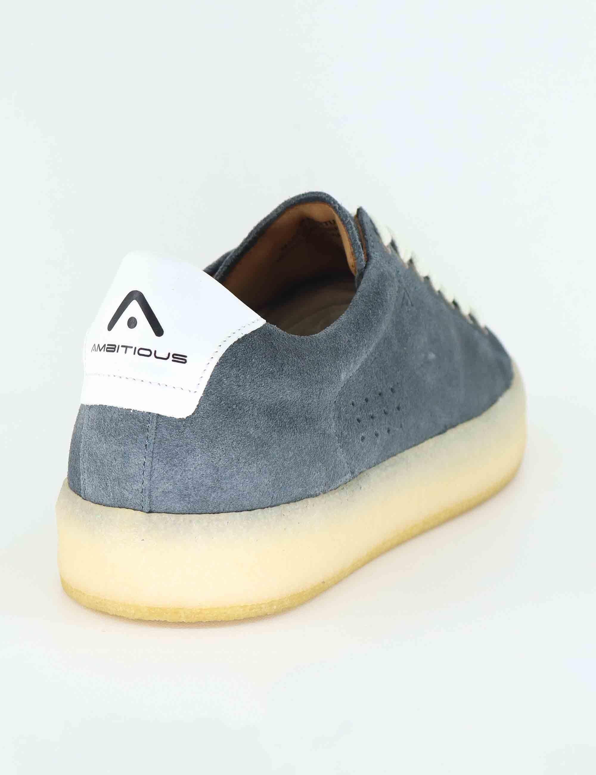 Sneakers uomo Vander in camoscio blu 13410 11175AM Ambitious 