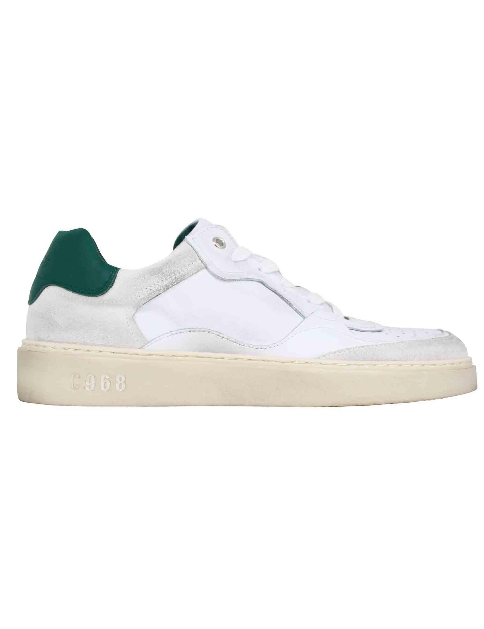 Sneakers uomo in pelle bianca JAMES 100 Corvari C968 