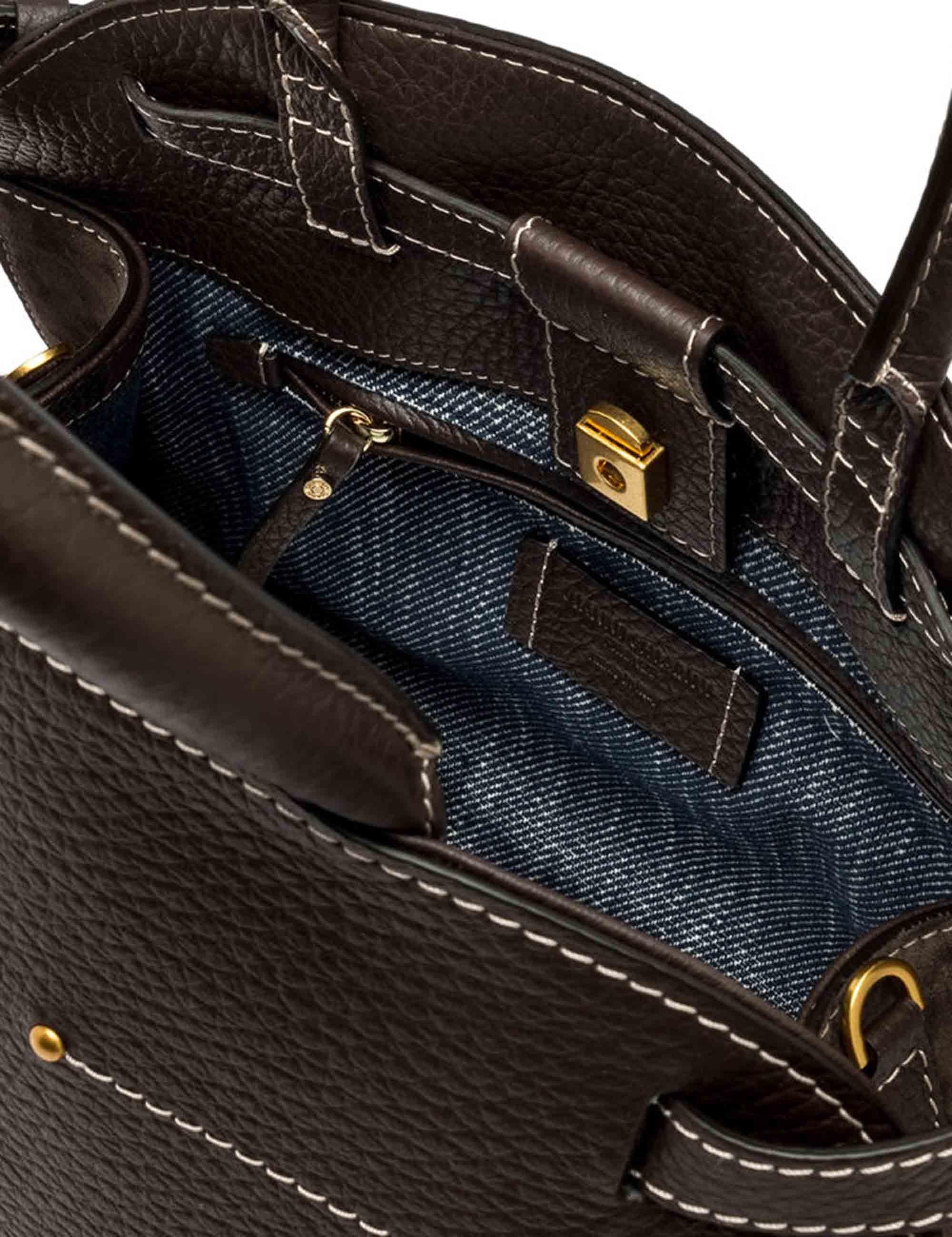 Borse donna Farah in pelle testa di moro BS11466 2107 TKL-CM Gianni Chiarini 