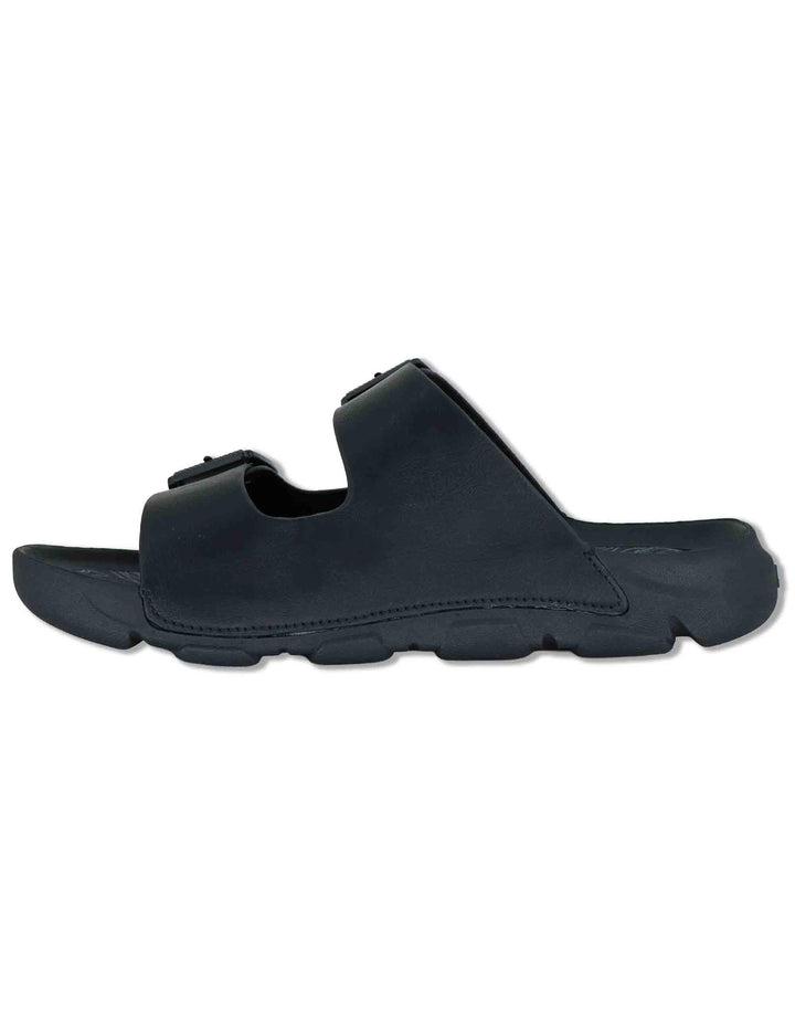 Sandali uomo Daytona in eco pelle nera con doppie fasce regolabili JM61120A 062 Jeep 