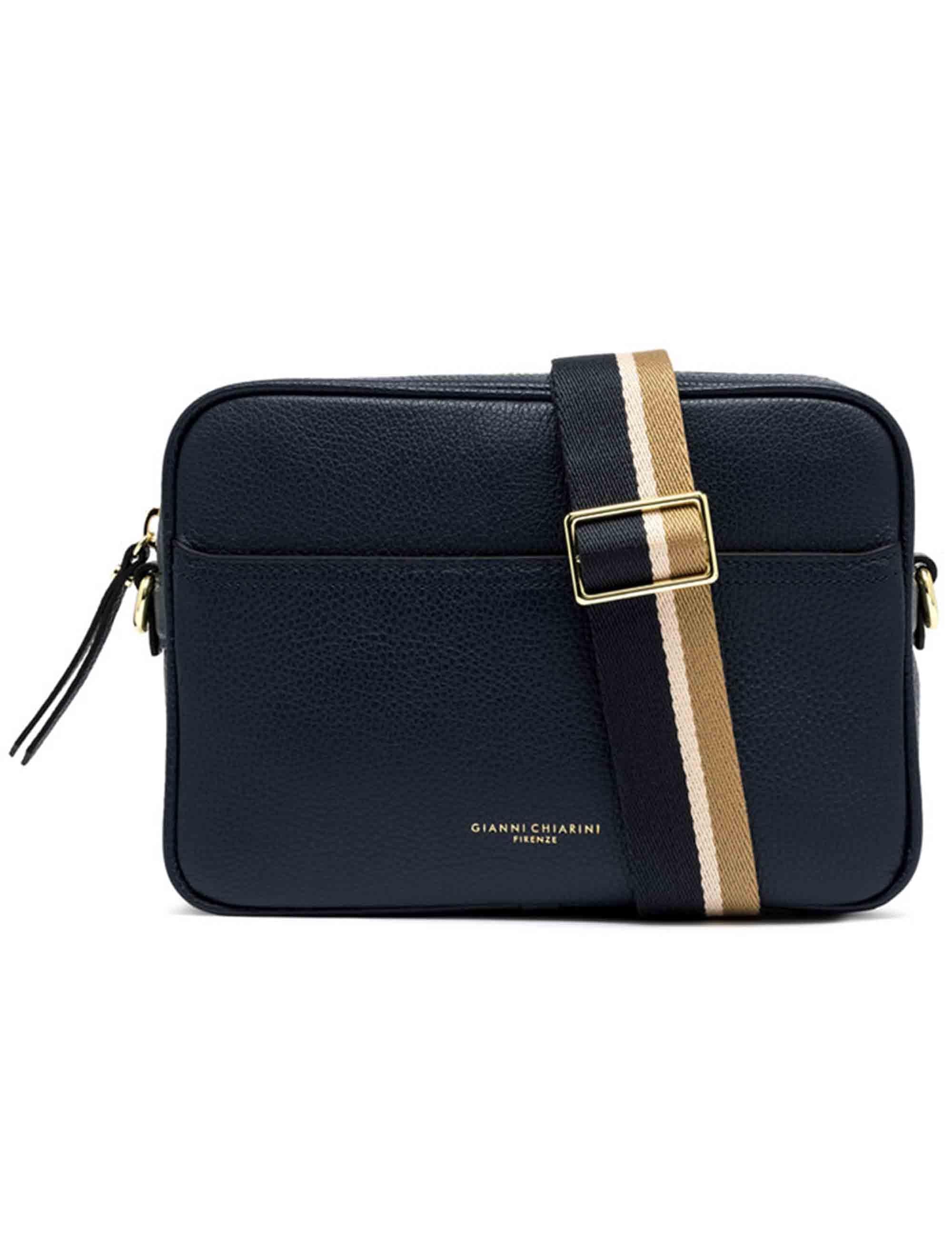 Gianni Chiarini Borse donna Nina in pelle martellata blu BS11180 0208 COMMGRN-NAOP Gianni Chiarini 