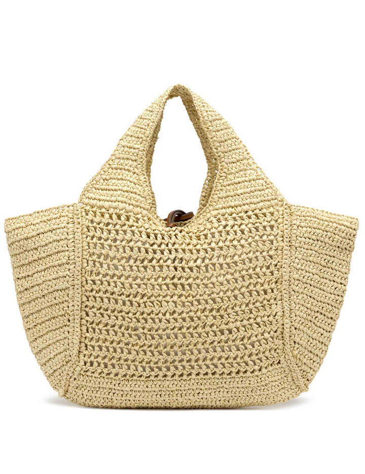 Borse donna Nefeli in rafia naturale con chiusura cordoncino BS11953 COMM STR-CRCH 850 Gianni Chiarini 