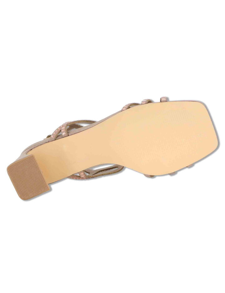 Sandali donna slingback in camoscio nude con borche e tacco medio W4700316 397M Exe 