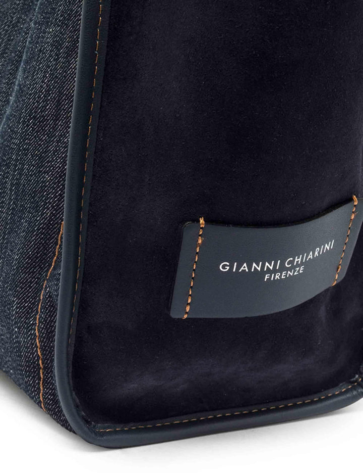 Borse donna Marcella in cotone denim con doppi manici BS12120 CNTLK Marcella Club 