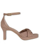 Sandali in pelle PRALINE con tacco alto Donna SELENA NTO PRALINE