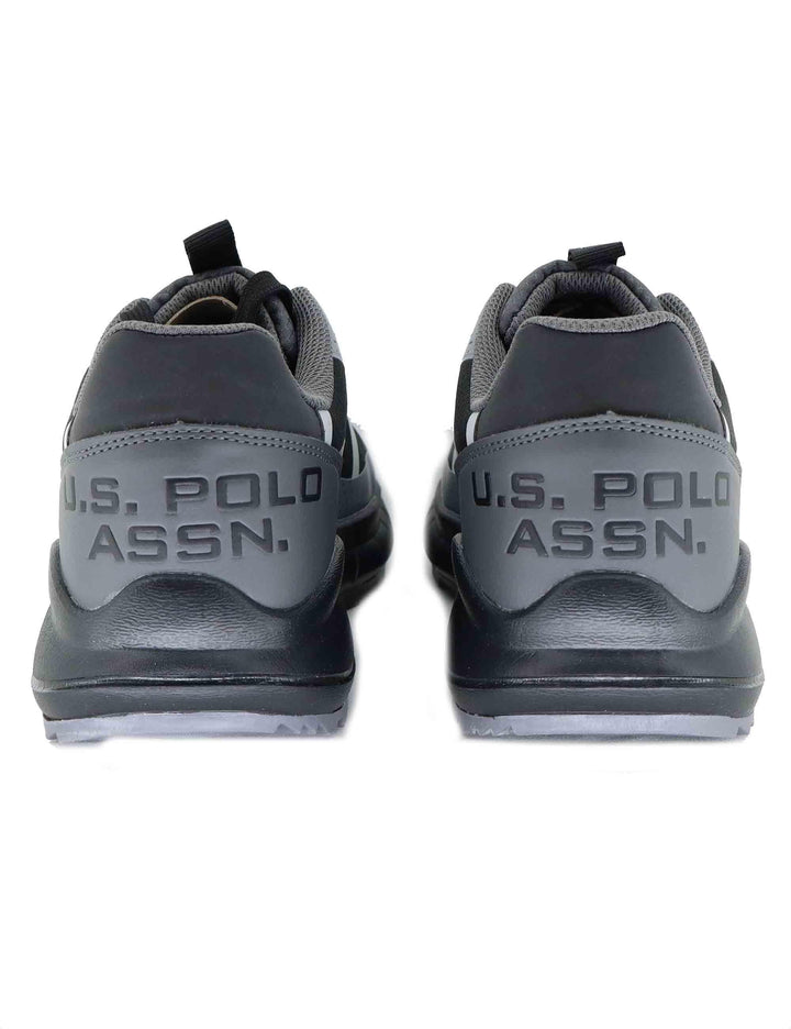 Sneakers uomo in tessuto tecnico nero con suola alta in gomma SETH012A DGR U.S. Polo Assn. 