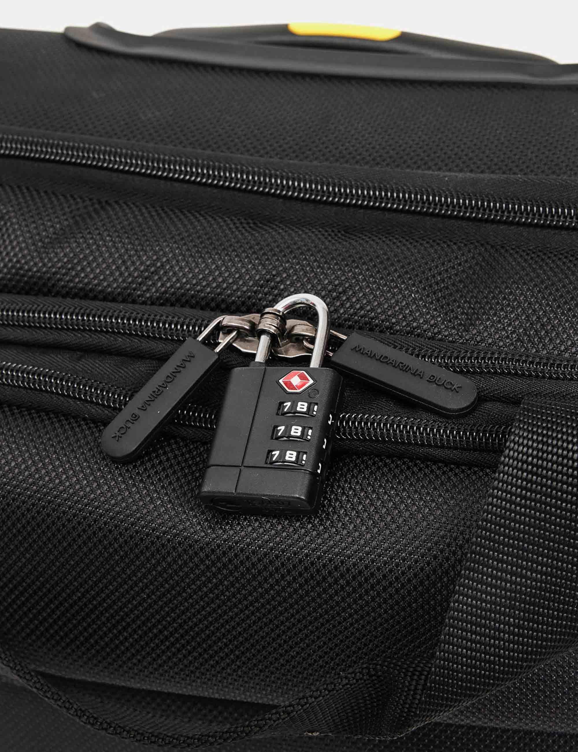 Trolley pilota Zephyr in nero 2 ruote P10OTV07 651 Mandarina Duck 