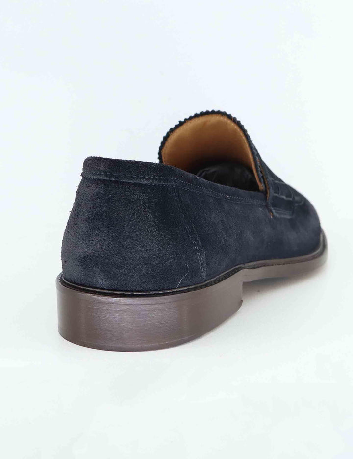 Mocassini uomo in camoscio blu SP1051 002 Spatarella 