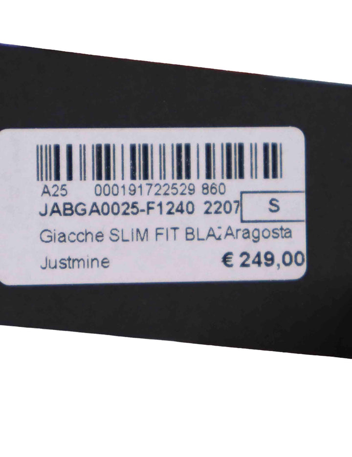 Camicie donna in jersey blu a fantasia a maniche lunghe JABCM0025-F1050 5020 Justmine 