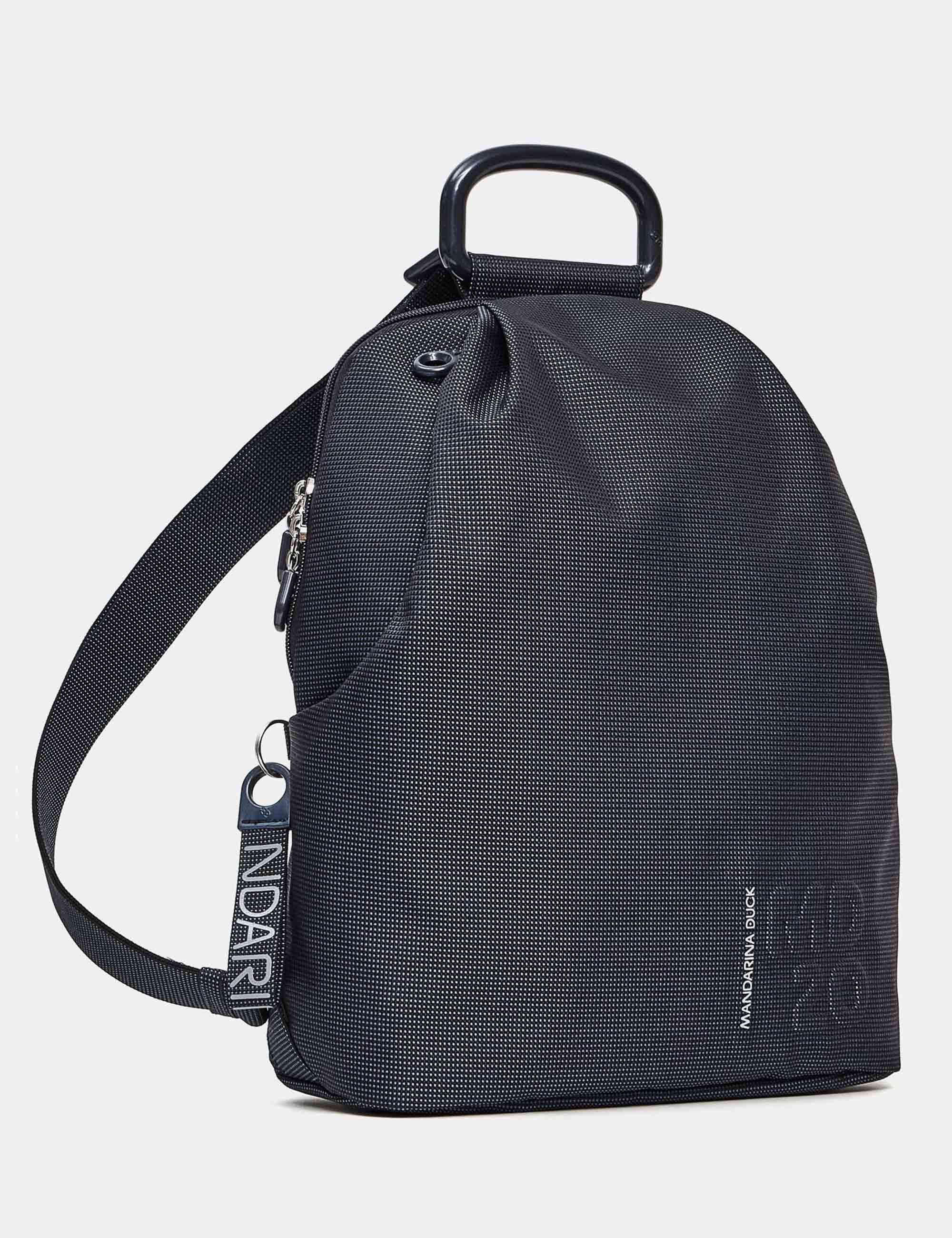 Zaini MD 20 tasche laterali in blu P10QMT39 A46 Mandarina Duck 