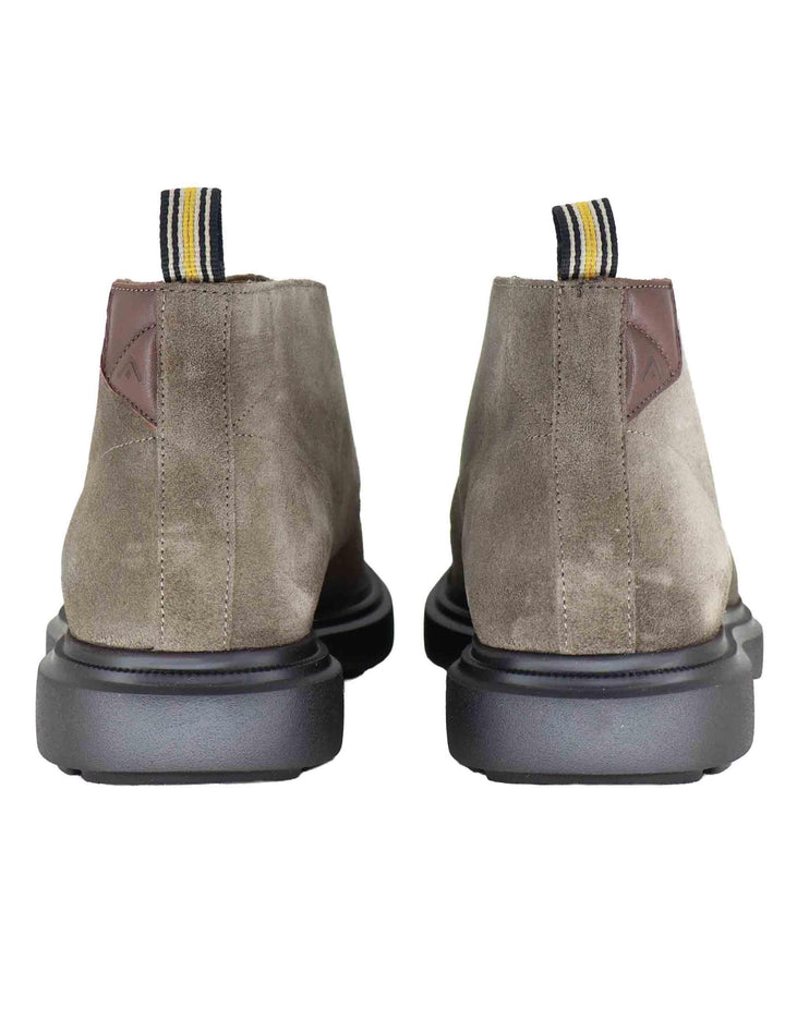 Stivaletti uomo in camoscio taupe con suola ultra light 14020 1580AM Ambitious 