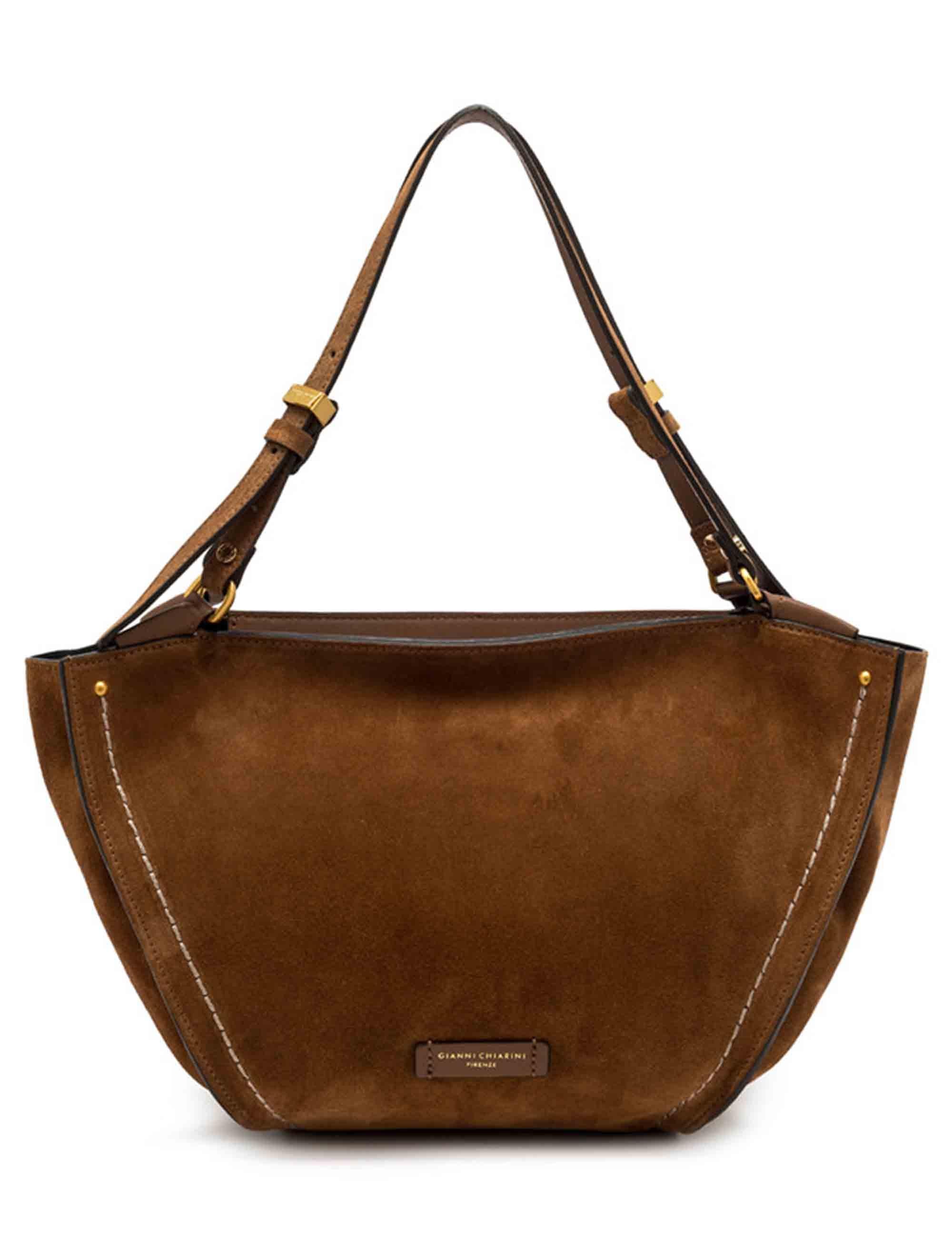 Borse donna Bloom in camoscio cognac BS12036 099 CM-PL Gianni Chiarini 