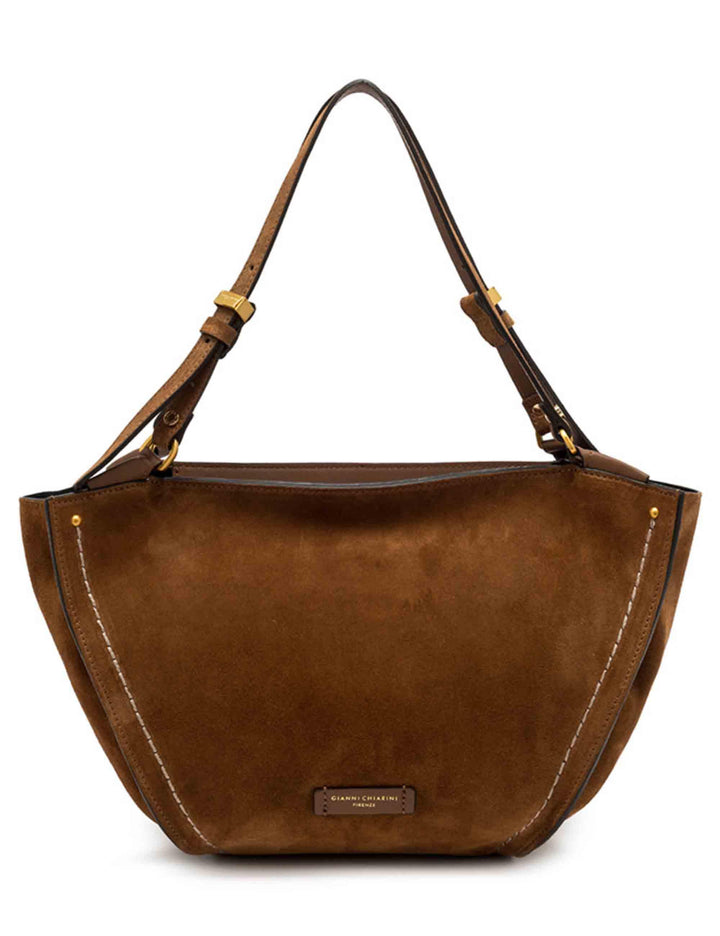 Borse donna Bloom in camoscio cognac BS12036 099 CM-PL Gianni Chiarini 