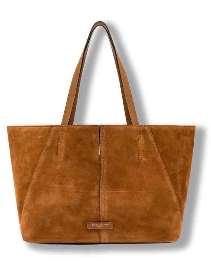 Borse donna Shopper Maya in camsocio camel con doppi manici BS12175 CM-FRSH 1478 Gianni Chiarini 