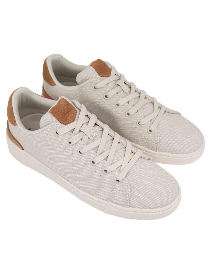 Sneakers uomo in tessuto beige 10020845 101 Toms 