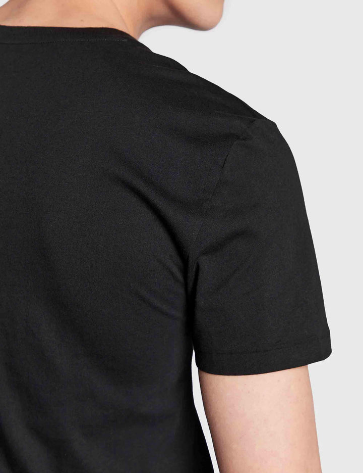 T-shirt uomo Classic Crew in cotone nero con logo ricamato Set di 3 714830304014 BLACK/BLACK/BLACK Polo Ralph Lauren 