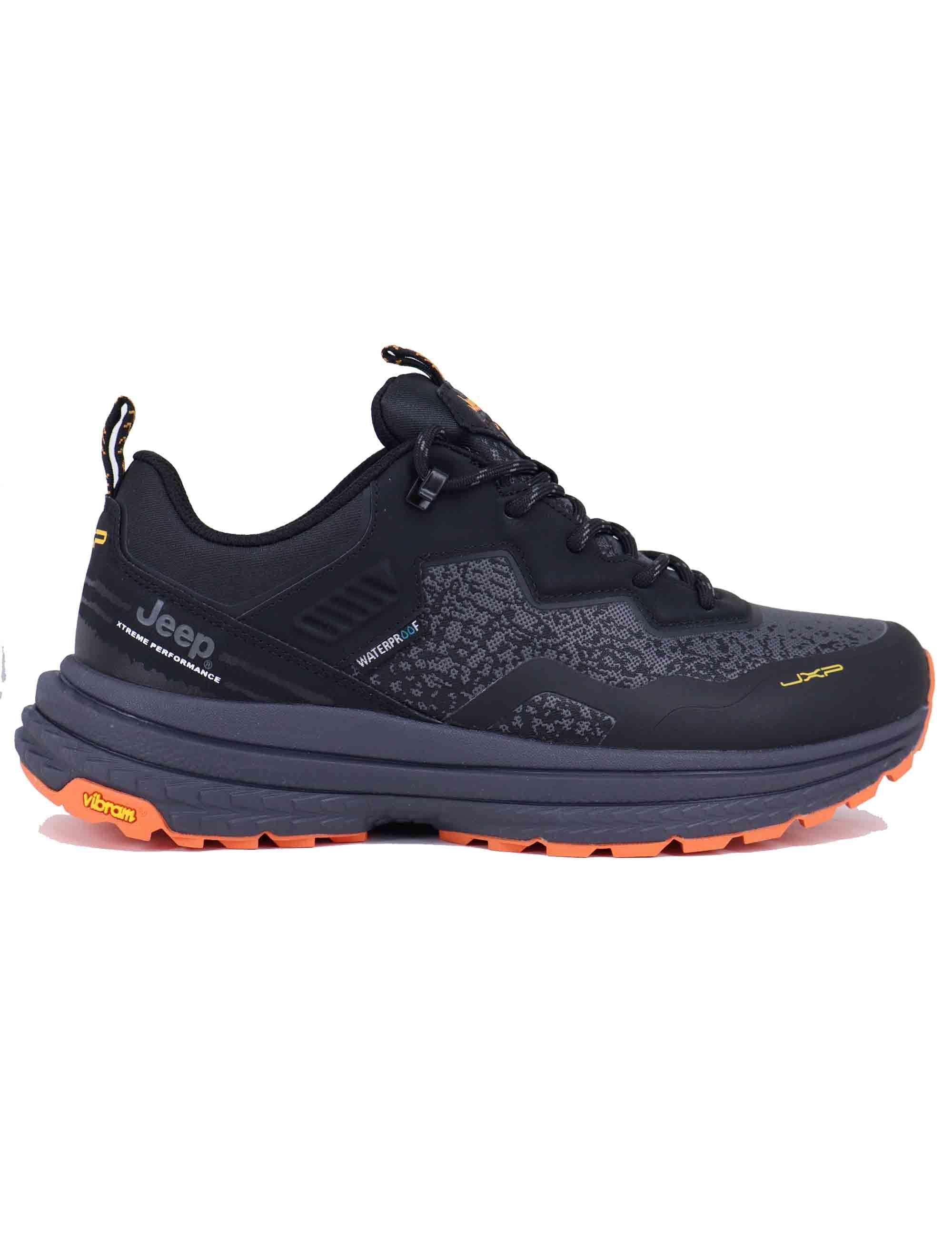 Sneakers uomo in tessuto tecnico nero JM42201A 062 Jeep 