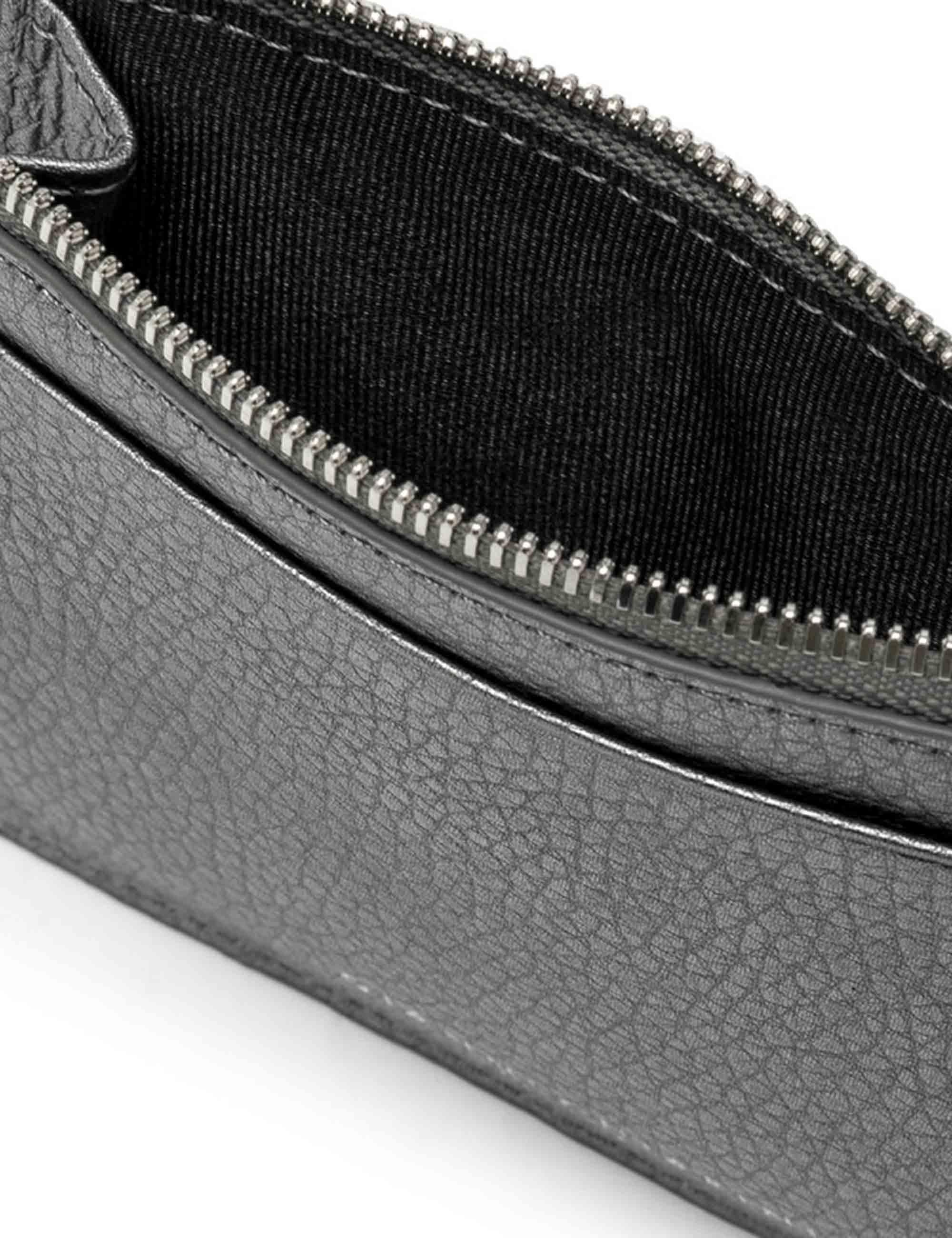 Portafogli donna Wallets Grain in pelle argento PFWBW13755 14168 GRNLM Gianni Chiarini 