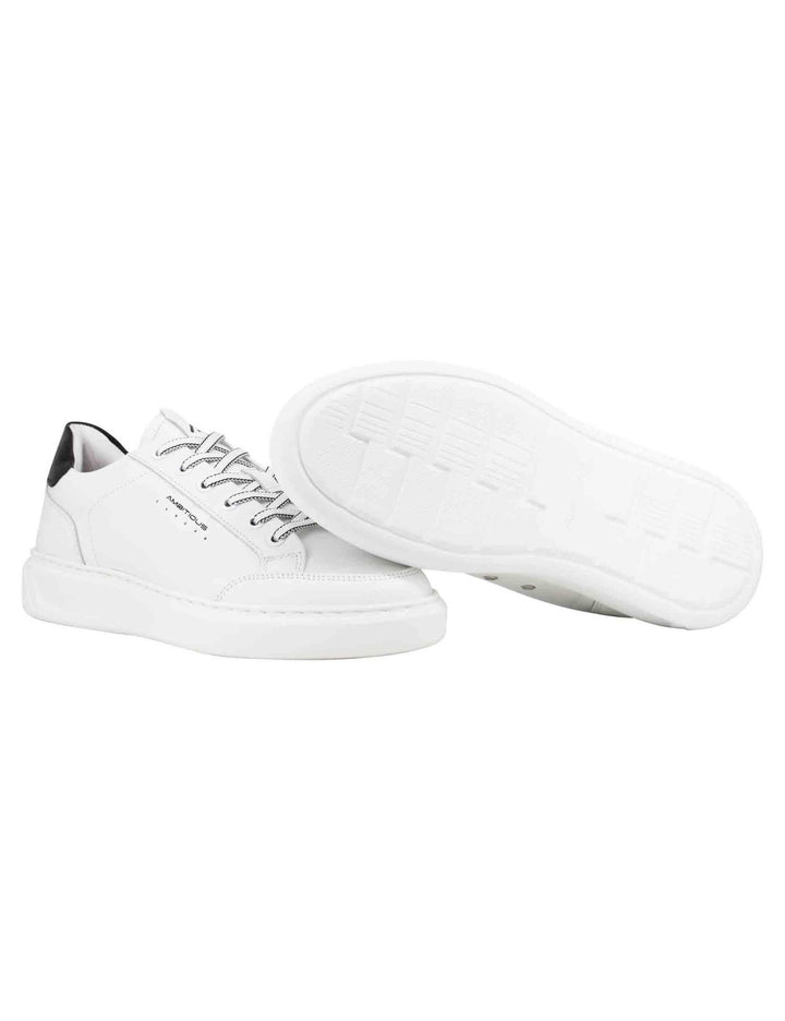 Sneakers uomo Kit in pelle bianca 12861 4838 Ambitious 