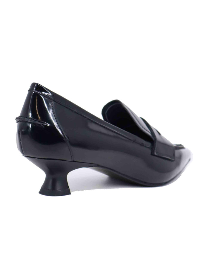 Mocassini donna in pelle nera tacco basso BI0206X 001 Bruno Premi 