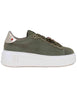 Women's Green Suede Sneakers