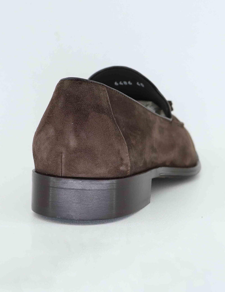 Mocassini uomo in camoscio testa di moro SP6486 014 Spatarella 