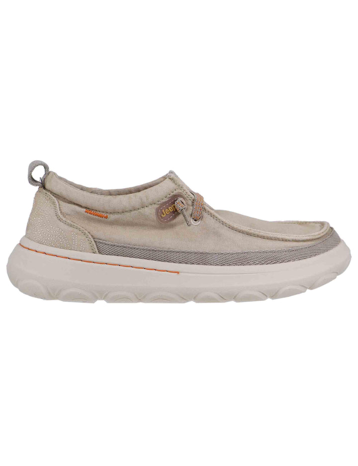 Stringate uomo Kauai wallabee in tessuto beige JM51041A 025 Jeep 