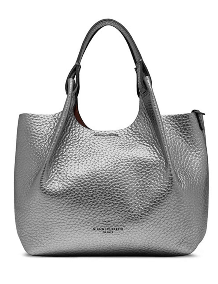 Borse donna Dua in pelle martellata argento BS9719 14205 RNGDBL Gianni Chiarini 