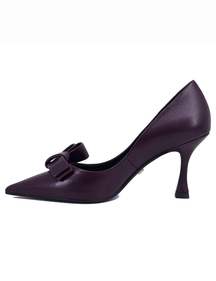 Decollete donna Salones in pelle viola tacco alto 191Z13BK 42 Lola Cruz 